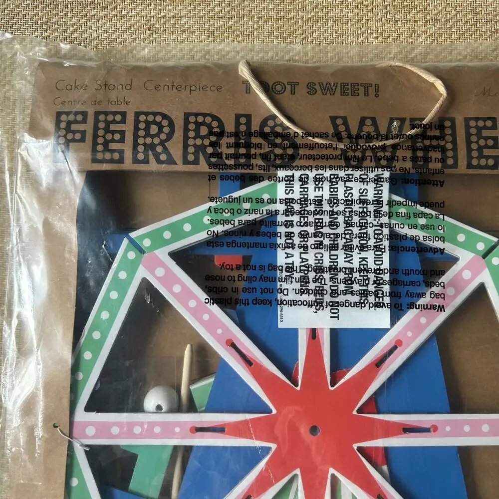 Meri Meri Ferris Wheel Cake Stand Carnival Party Centerpiece